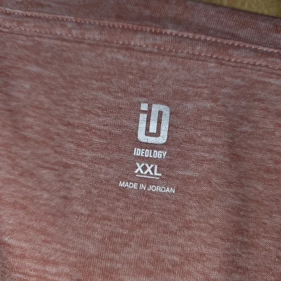 Ideology Mauve Heather V Neck Short Sleeve Tee (TS43) - Picture 7 of 9